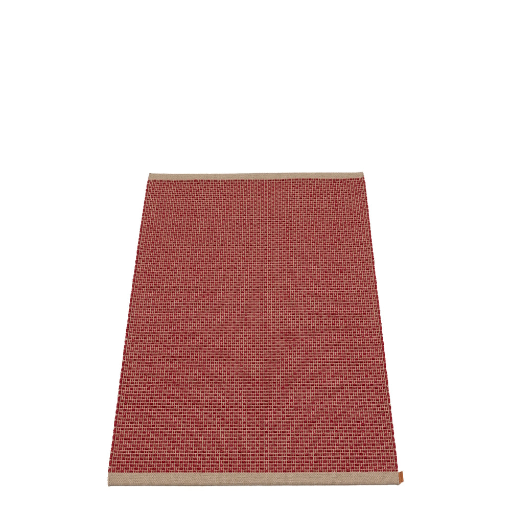 Pappelina Rug Nils Dark Red 70x180