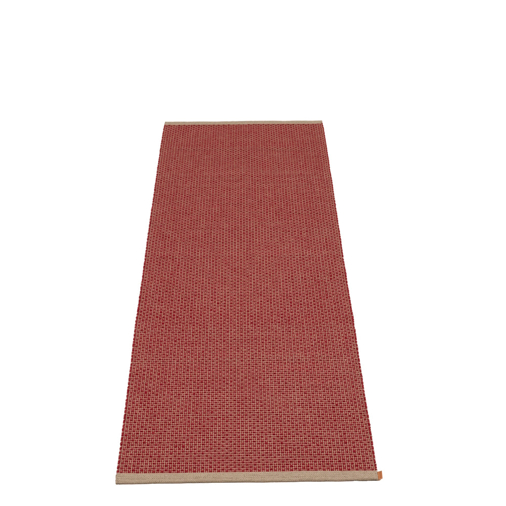 Pappelina Rug Nils Dark Red 70x240