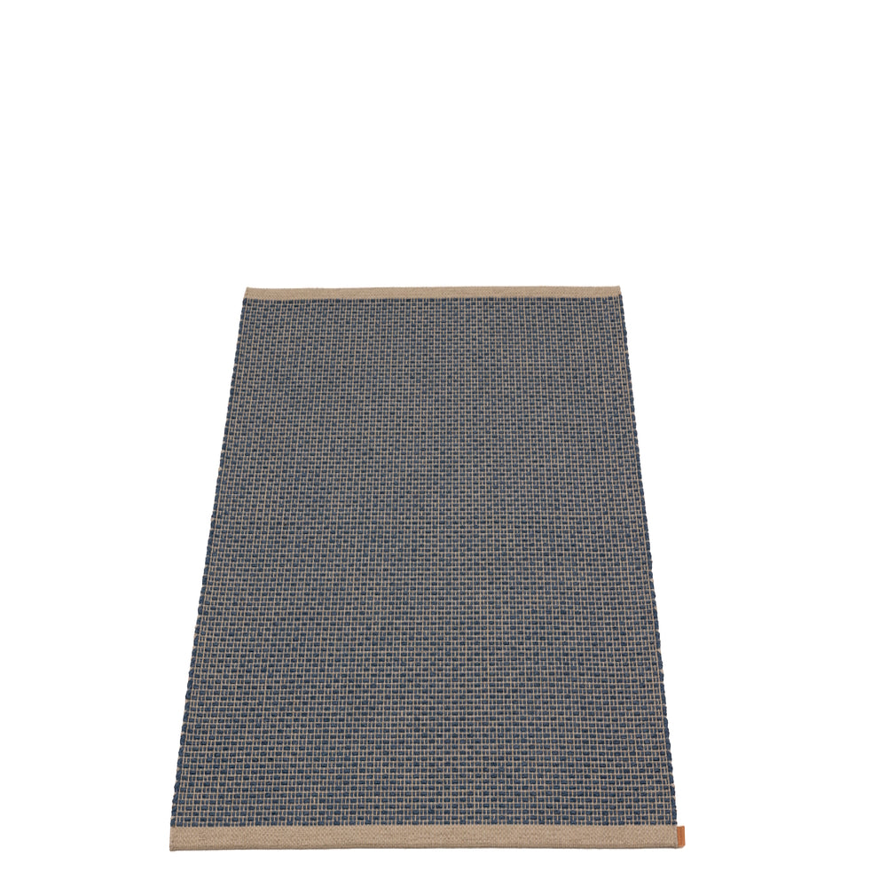 Pappelina Rug Nils Ocean Blue 70x180