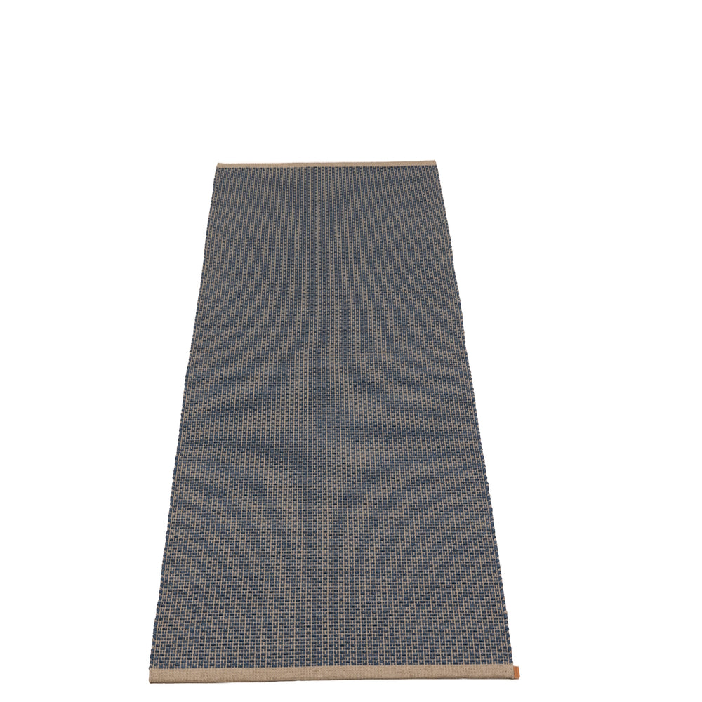 Pappelina Rug Nils Ocean Blue 70x240