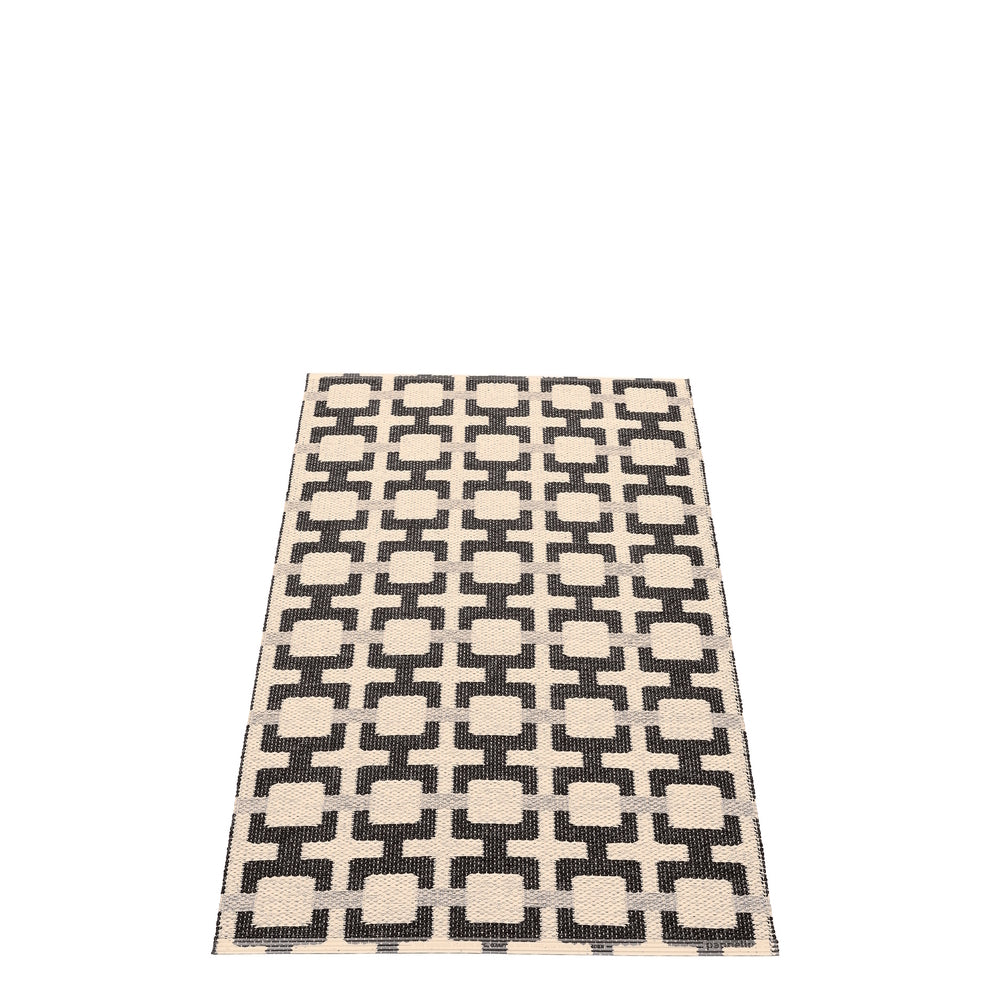 Pappelina Rug Tom Black 70x120