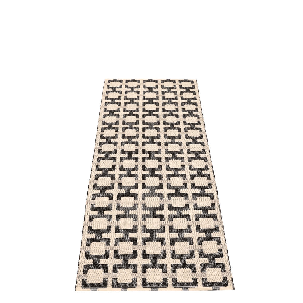 Pappelina Rug Tom Black 70x180