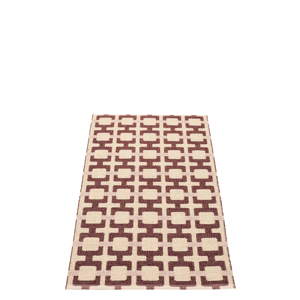 Pappelina Rug Tom Burgundy 70x120
