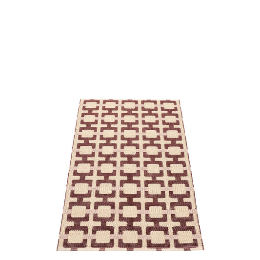 Pappelina Rug Tom Burgundy 70x120