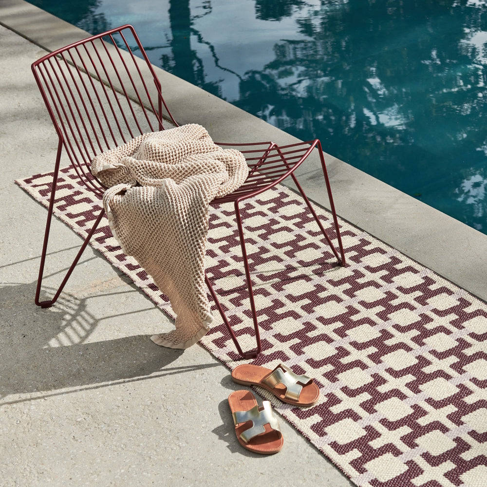 Pappelina Rug Tom Burgundy