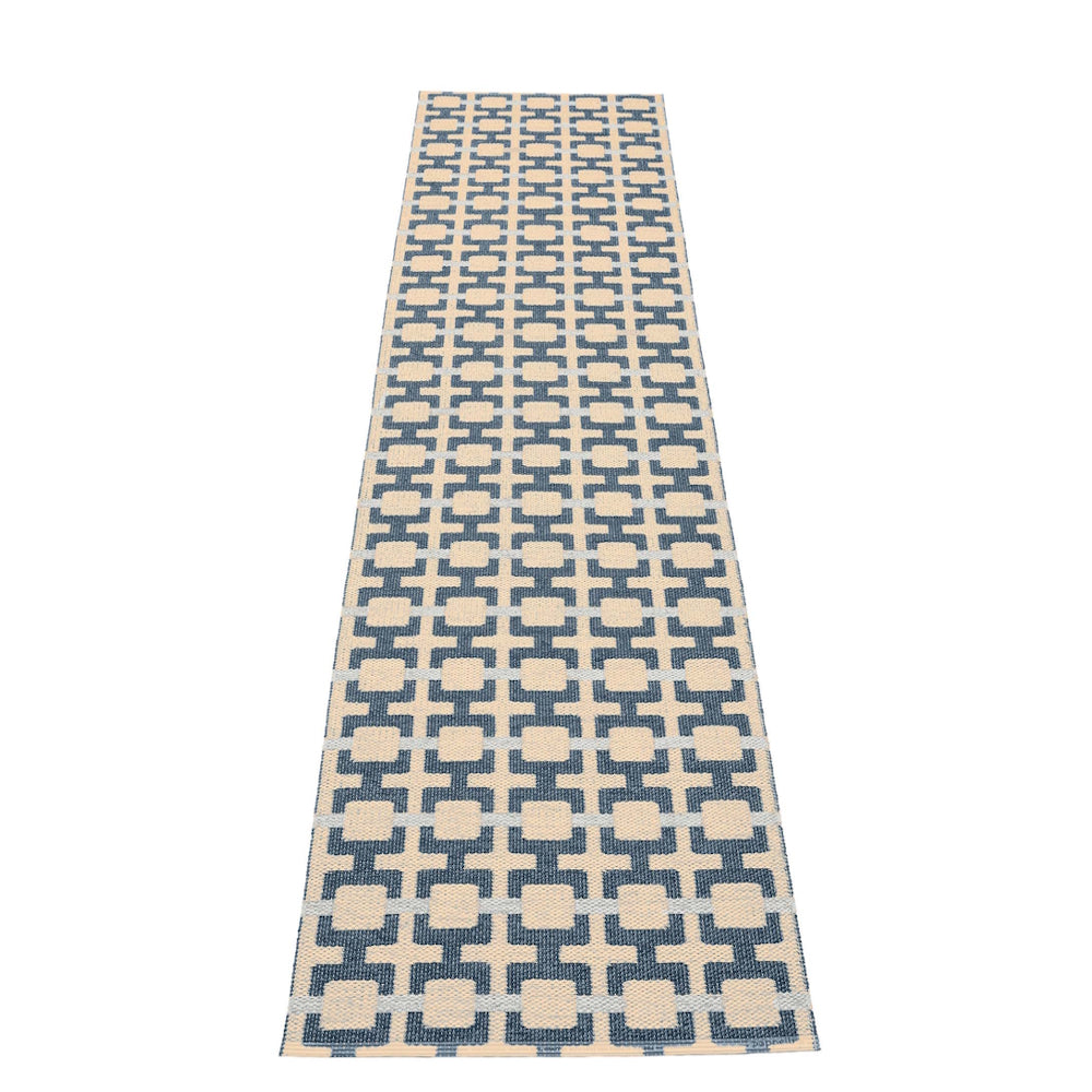 Pappelina Rug Tom Ocean Blue 70x300