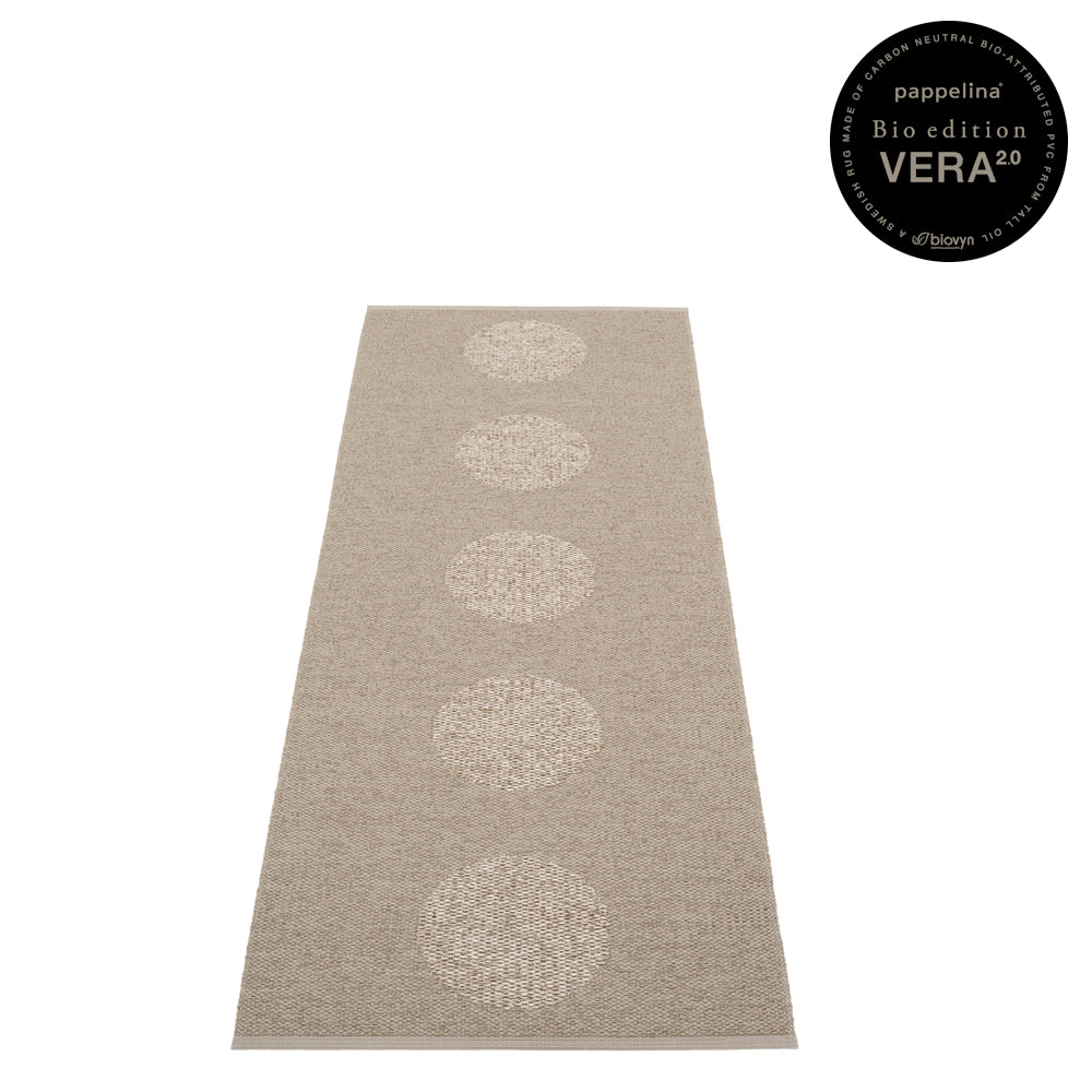 Pappelina Rug Vera 2.0 Dark Linen