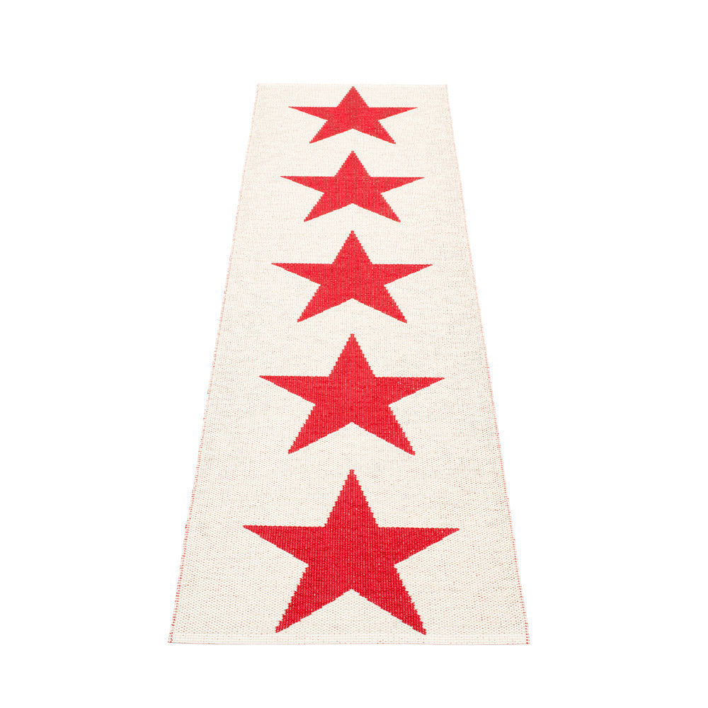Pappelina Rug Viggo One Red