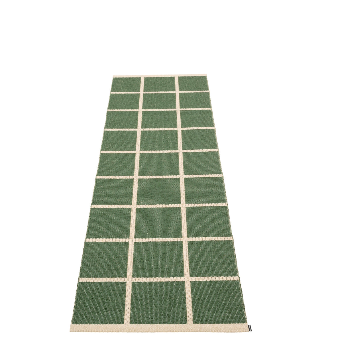 Pappelina Rug Criss Leaf 70x225