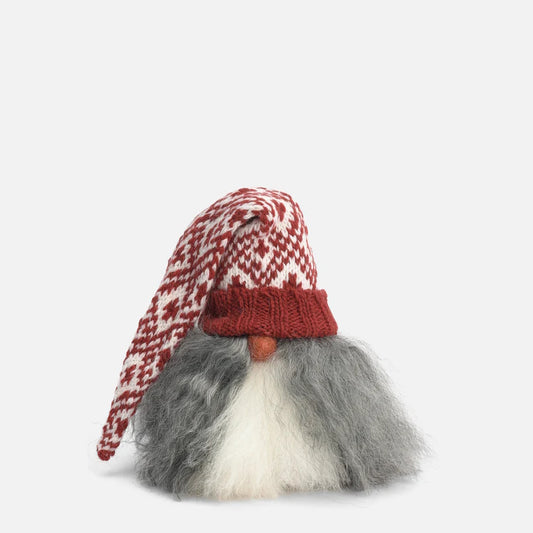 Asas Tomtebod Santa Viktor Red Knitted Cap