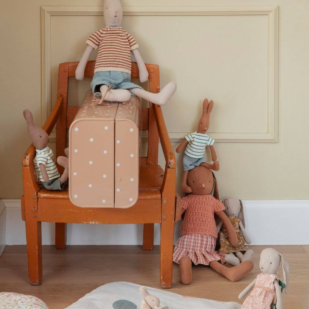 A variety of diferent size Maileg Bunnies & Rabbits
