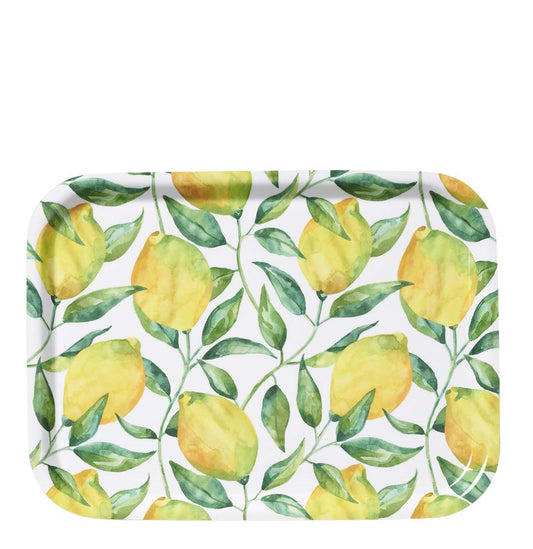 Klippan Lemon Tree Wooden Tray Rectangular