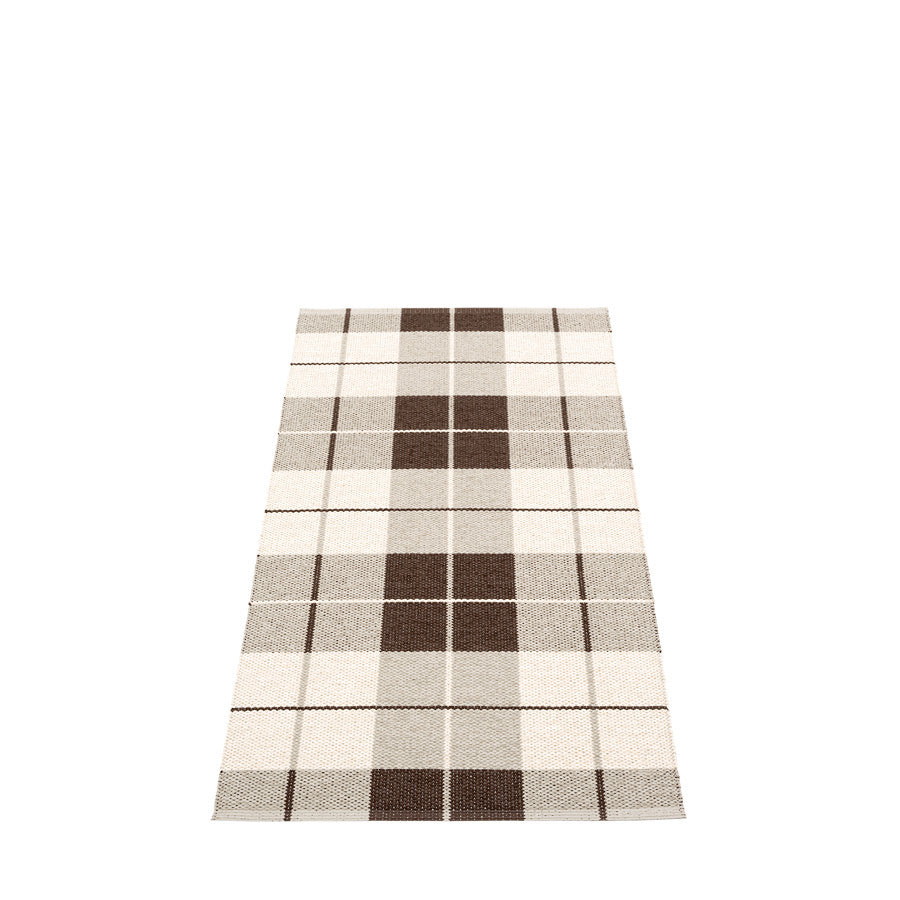 Pappelina Rug Ed Dark Brown