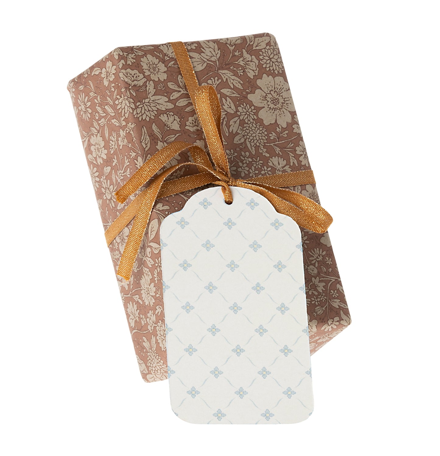 Maileg Gift Tags Blue Flowers 15pcs