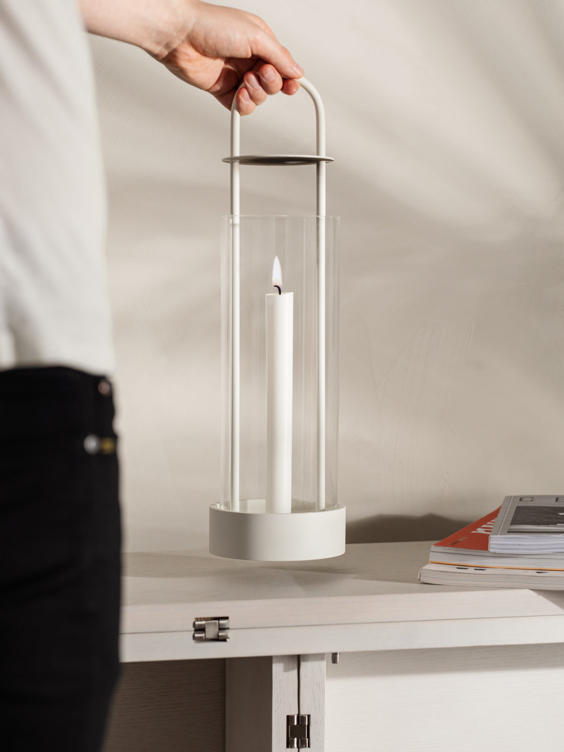 Design House Stockholm Lotus Lantern White