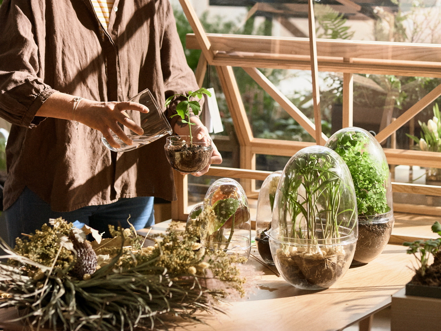 Design House Stockholm Grow Greenhouse Small clear