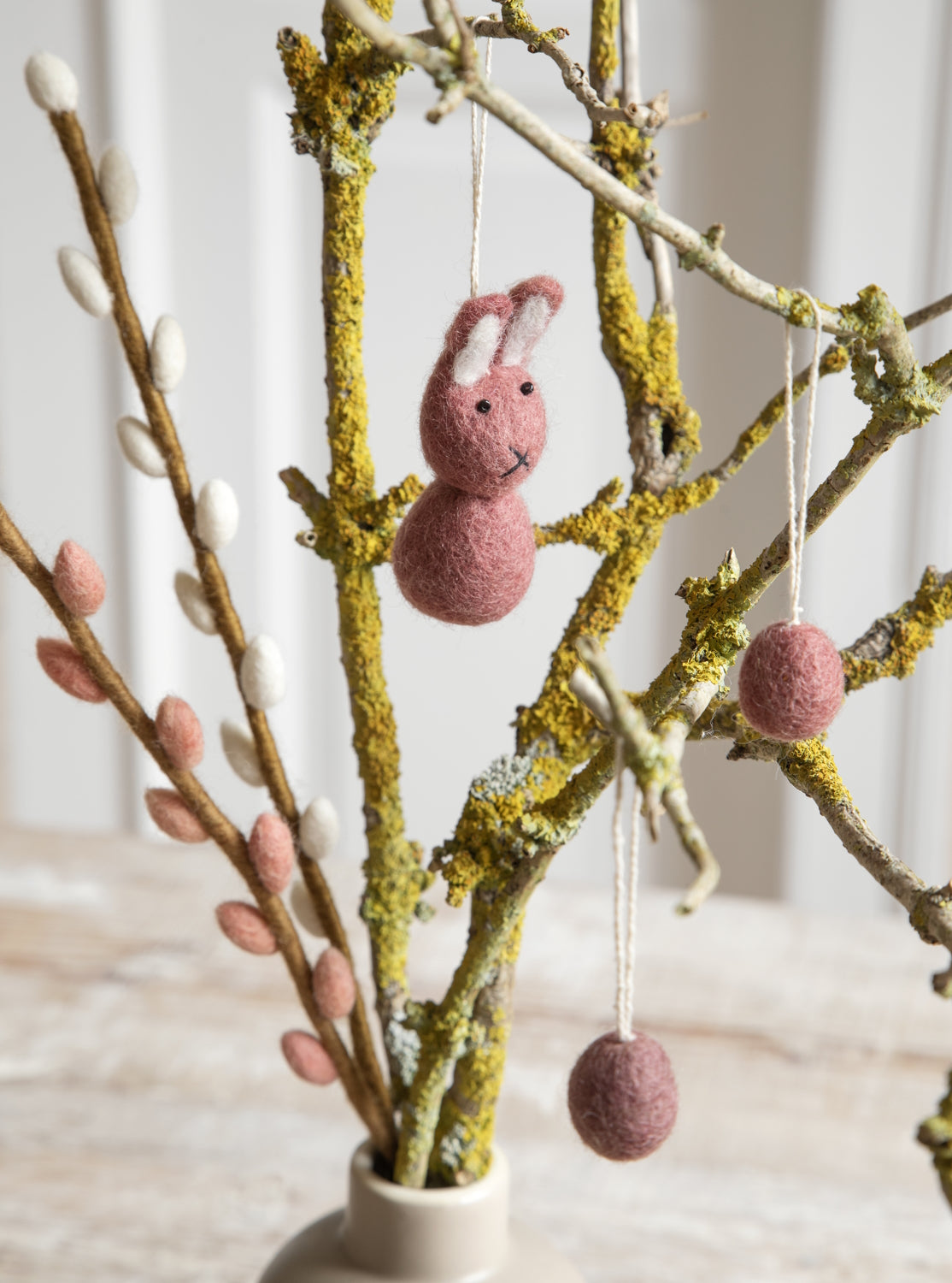 Gry & Sif Bunny Small Hanging ochre