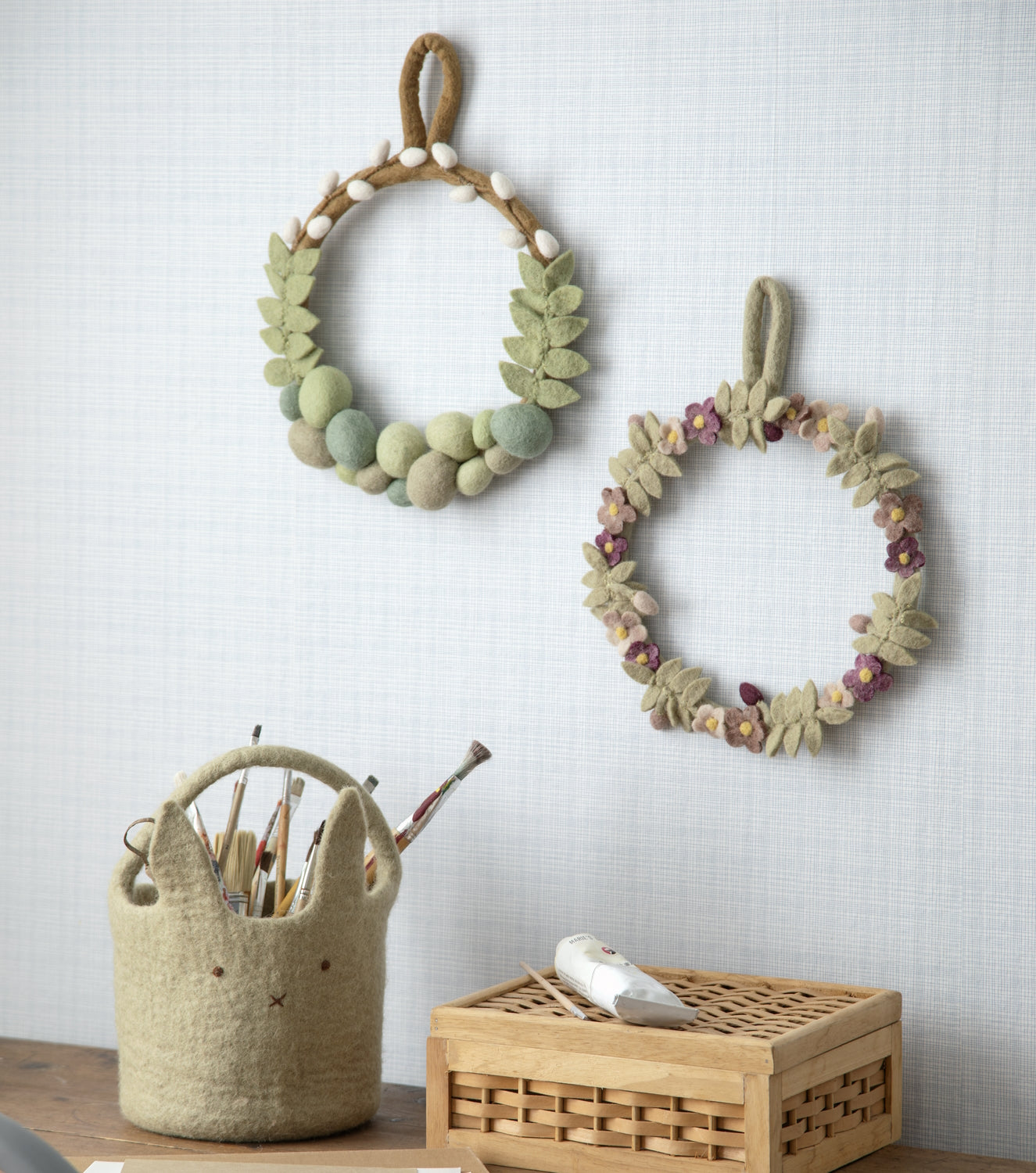 Gry & Sif Wreath Easter Yellow Eggs