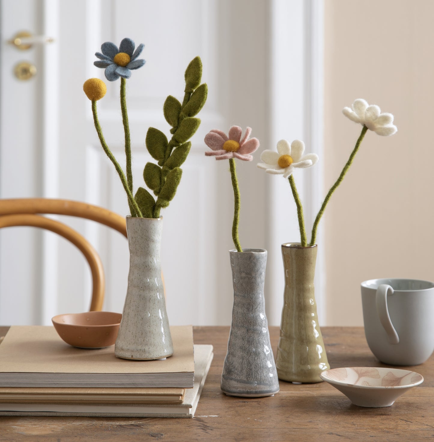 Gry & Sif Anemone Flower white