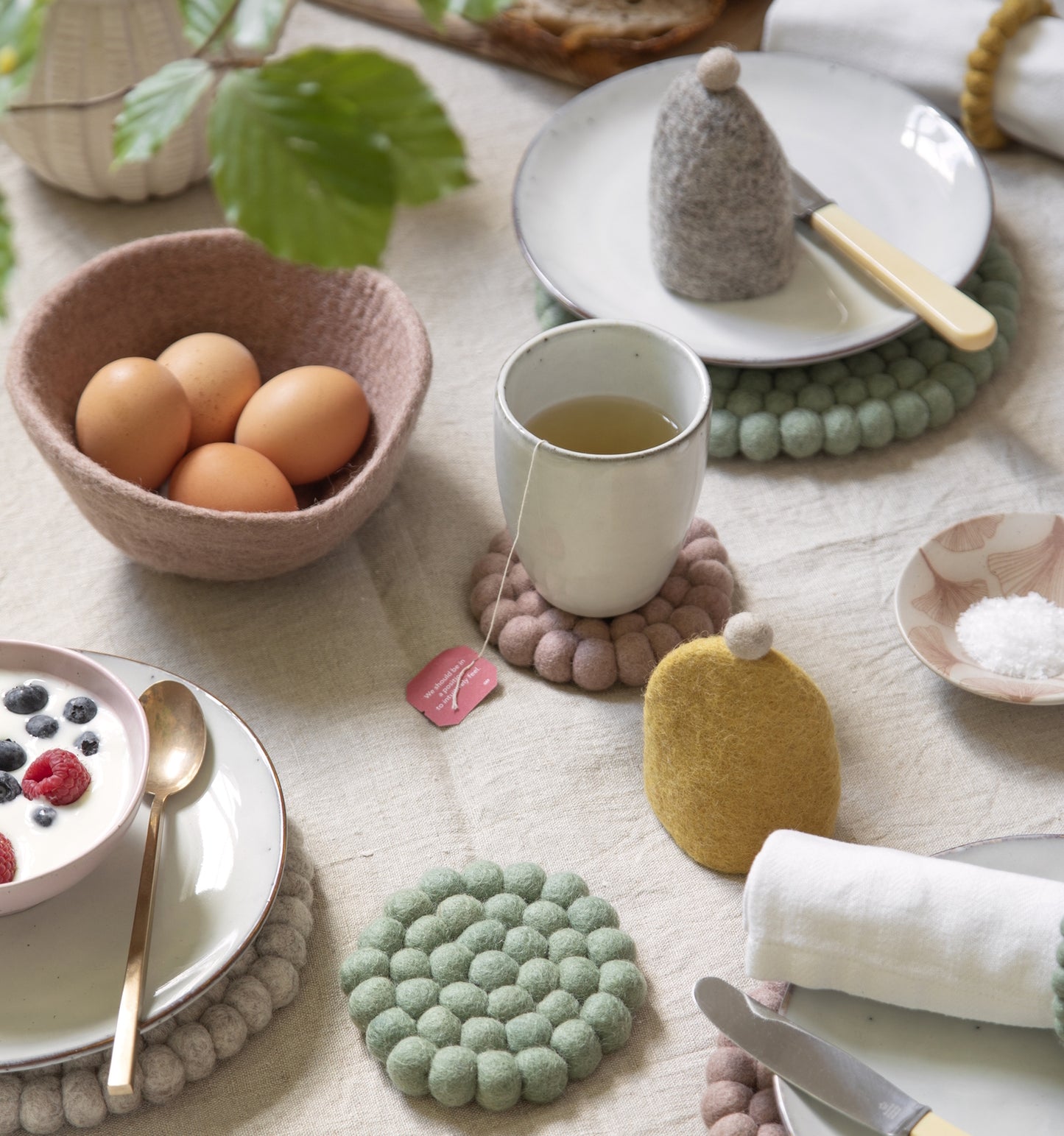 Gry & Sif Egg Cosy grey