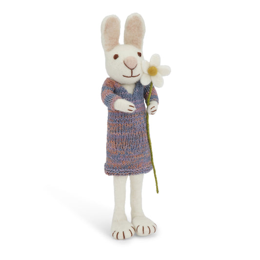 Gry & Sif Bunny Big White multi dress & daisy