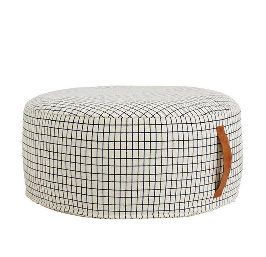 OYOY Sit On Me Pouf Round white