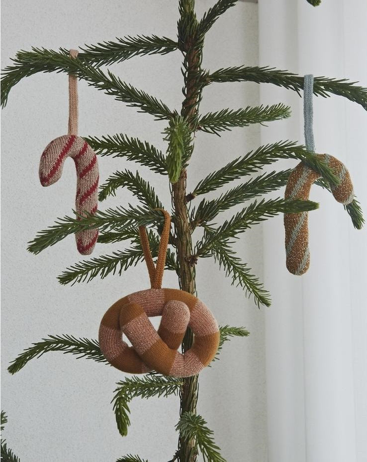 OYOY Christmas Cotton Pretzel Decoration