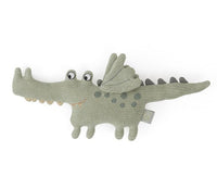 OYOY Darling Crocodile Buddy Cotton Baby Rattle