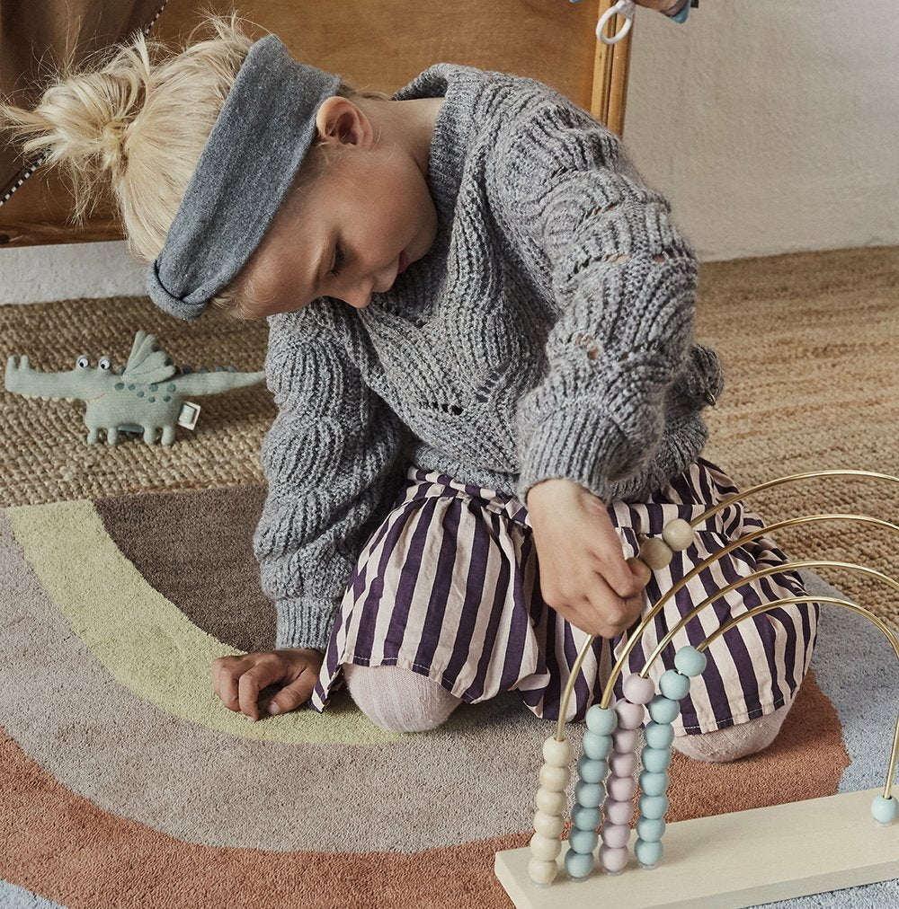 OYOY Darling Crocodile Buddy Cotton Baby Rattle