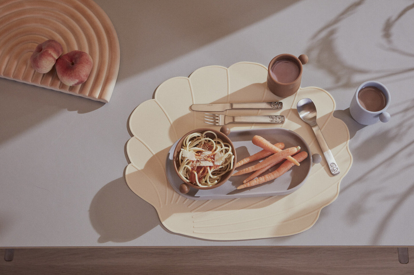 OYOY Placemat Seashell Clay
