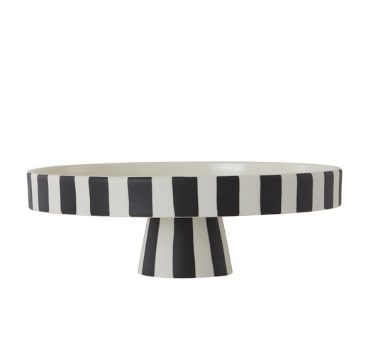 OYOY Toppu Tray Large white-black