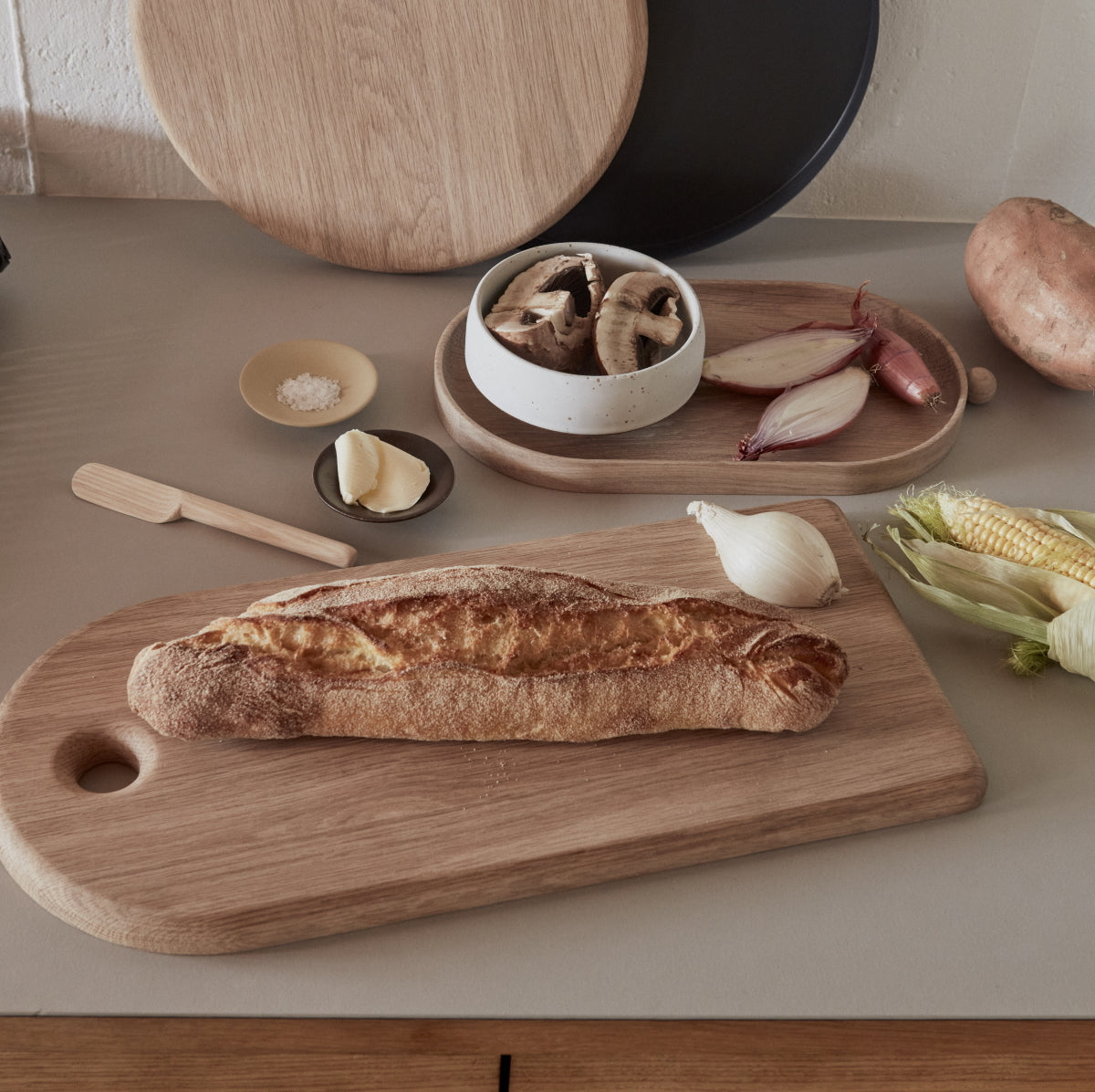 OYOY Inka Wood Tray Nature
