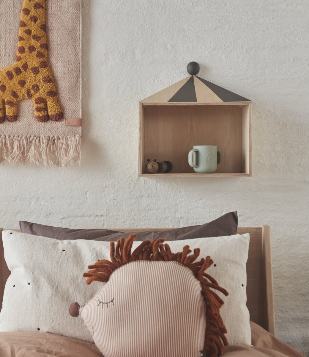 OYOY Circus Wooden Kids Shelf Small