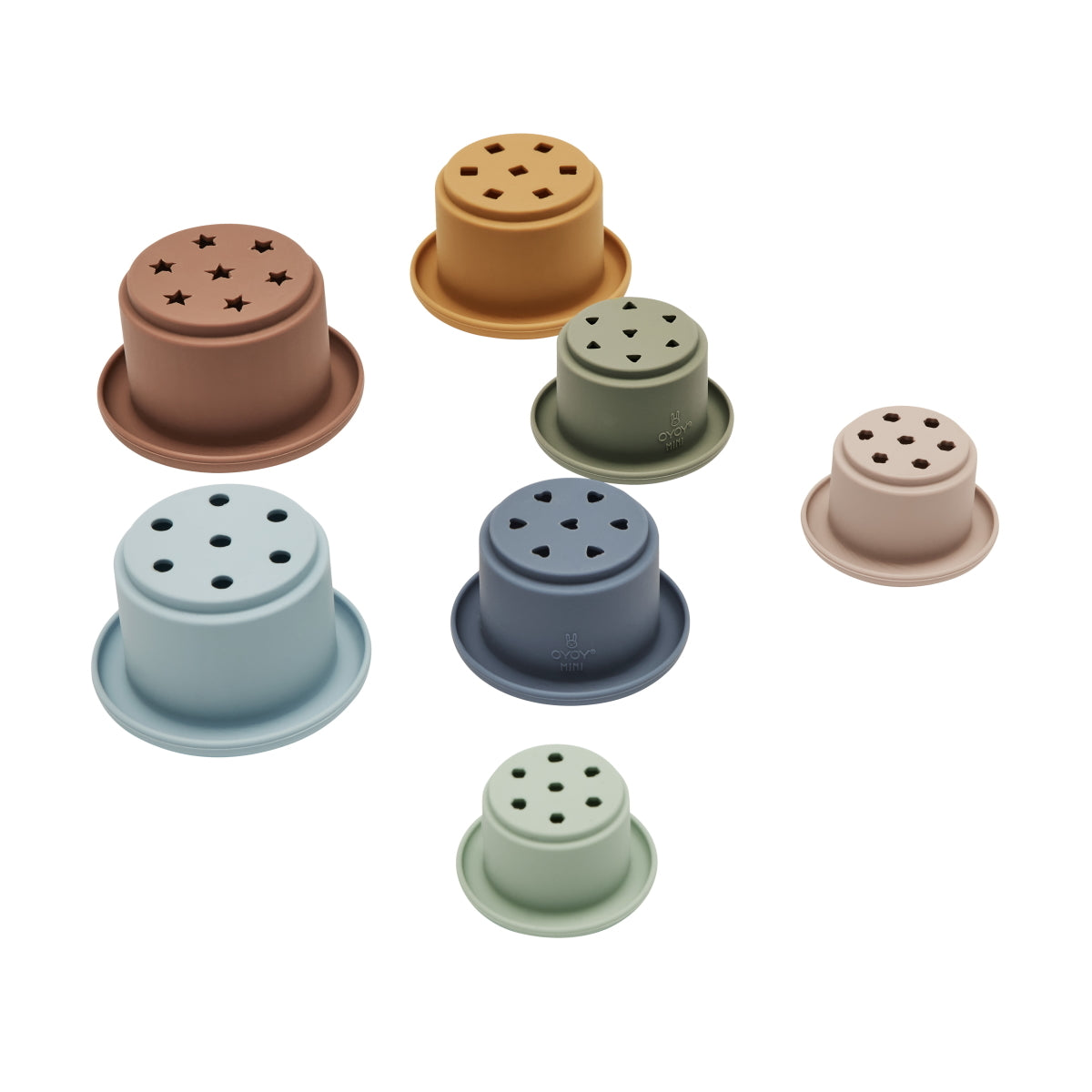OYOY Tawa Stacking Cups Caramel