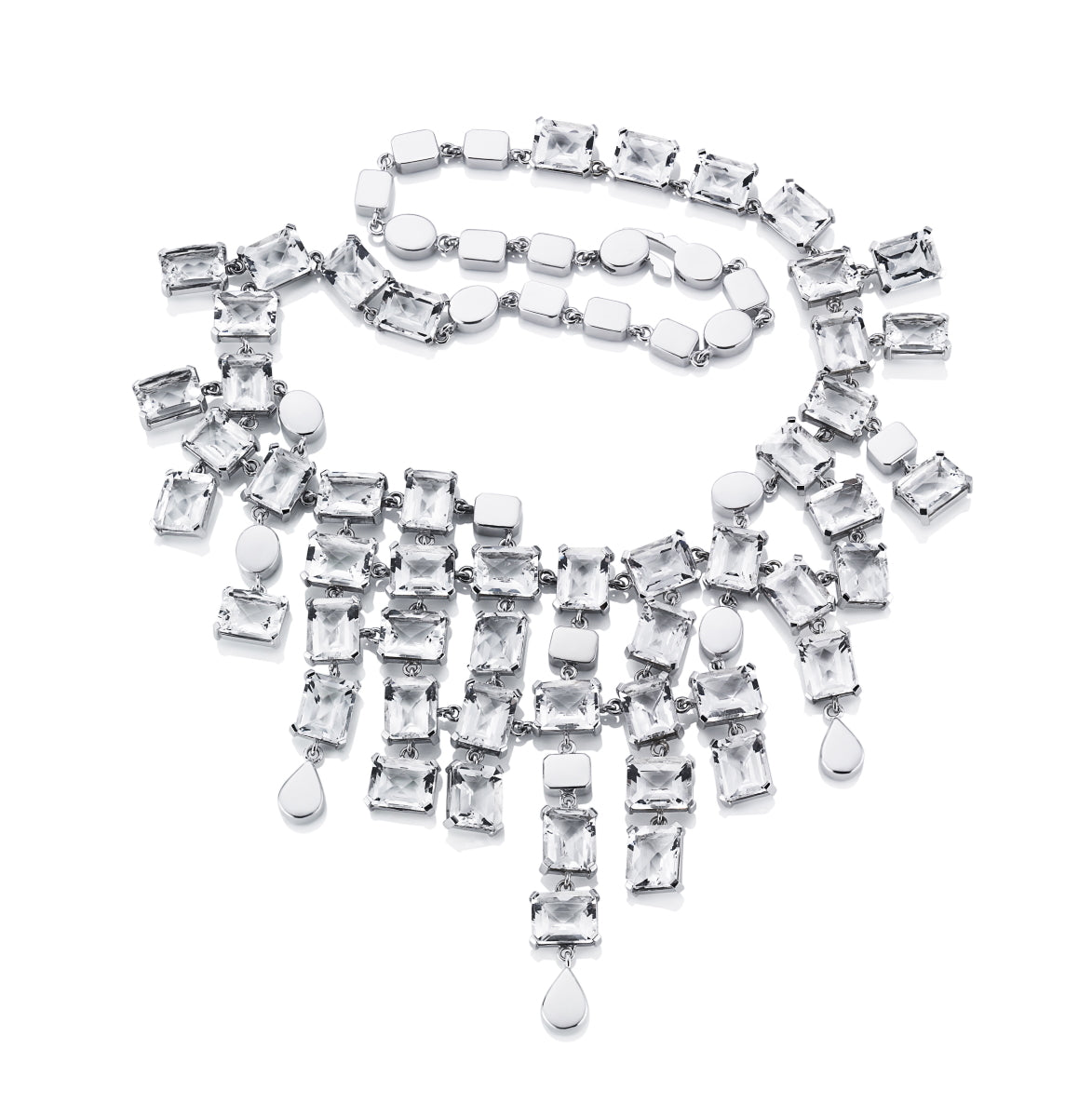 Efva Attling Crystal Rain Collier Clear