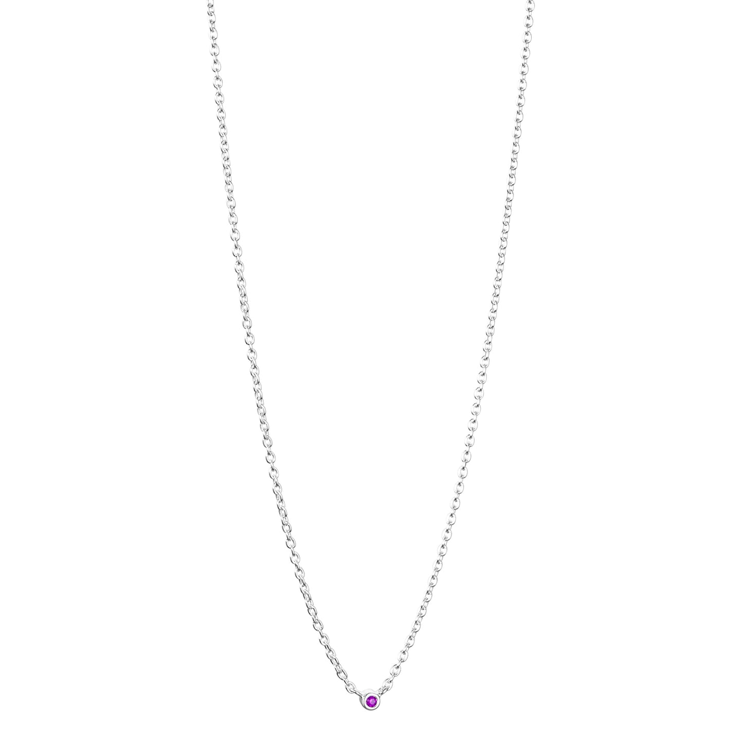 Efva Attling Micro Blink Necklace Sapphire