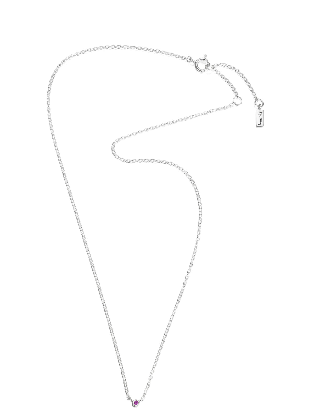 Efva Attling Micro Blink Necklace Sapphire