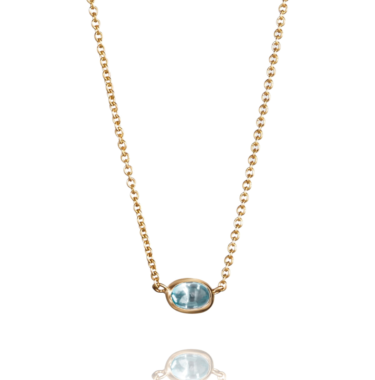 Efva Attling Love Bead Necklace Gold Topaz