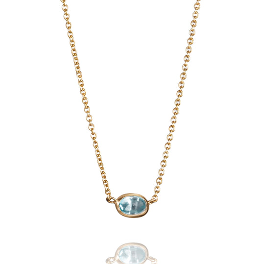 Efva Attling Love Bead Necklace Gold Topaz