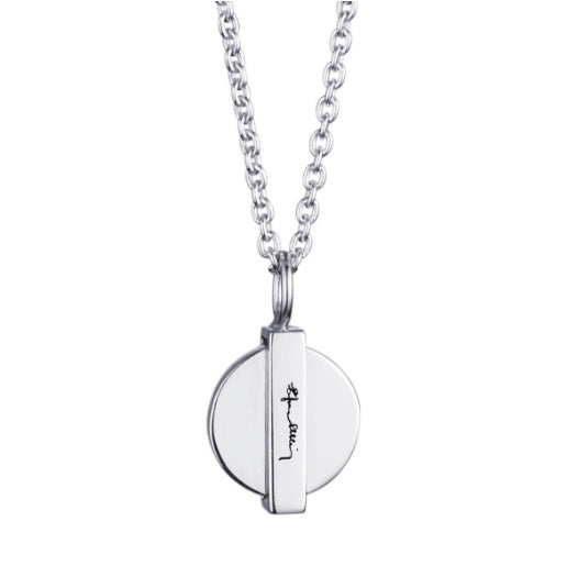 Efva Attling Silver Coin Pendant