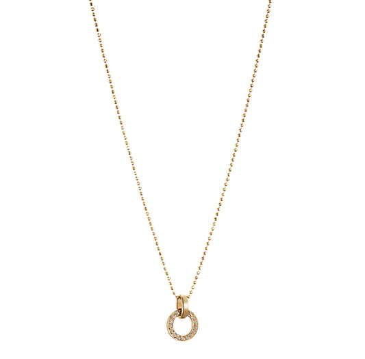 Efva Attling Ring Around & Stars Pendant Necklace Gold