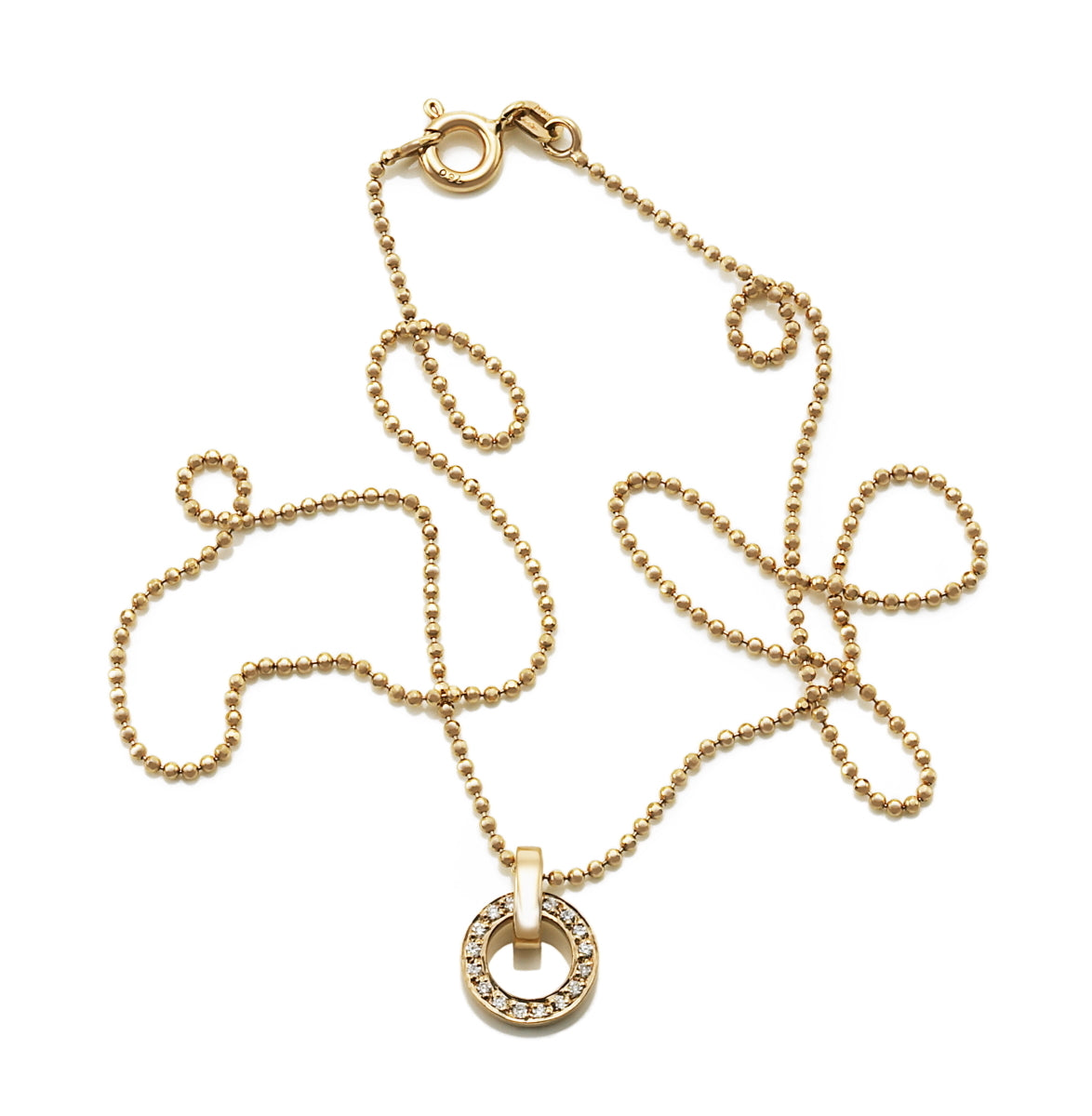 Efva Attling Ring Around & Stars Pendant Necklace Gold