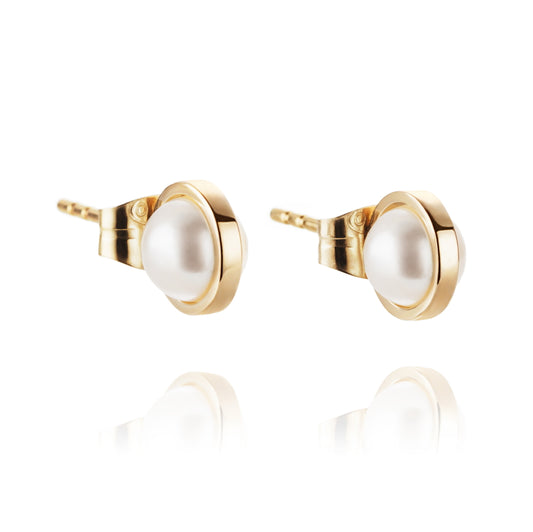 Efva Attling Little Day Pearl Studs Gold