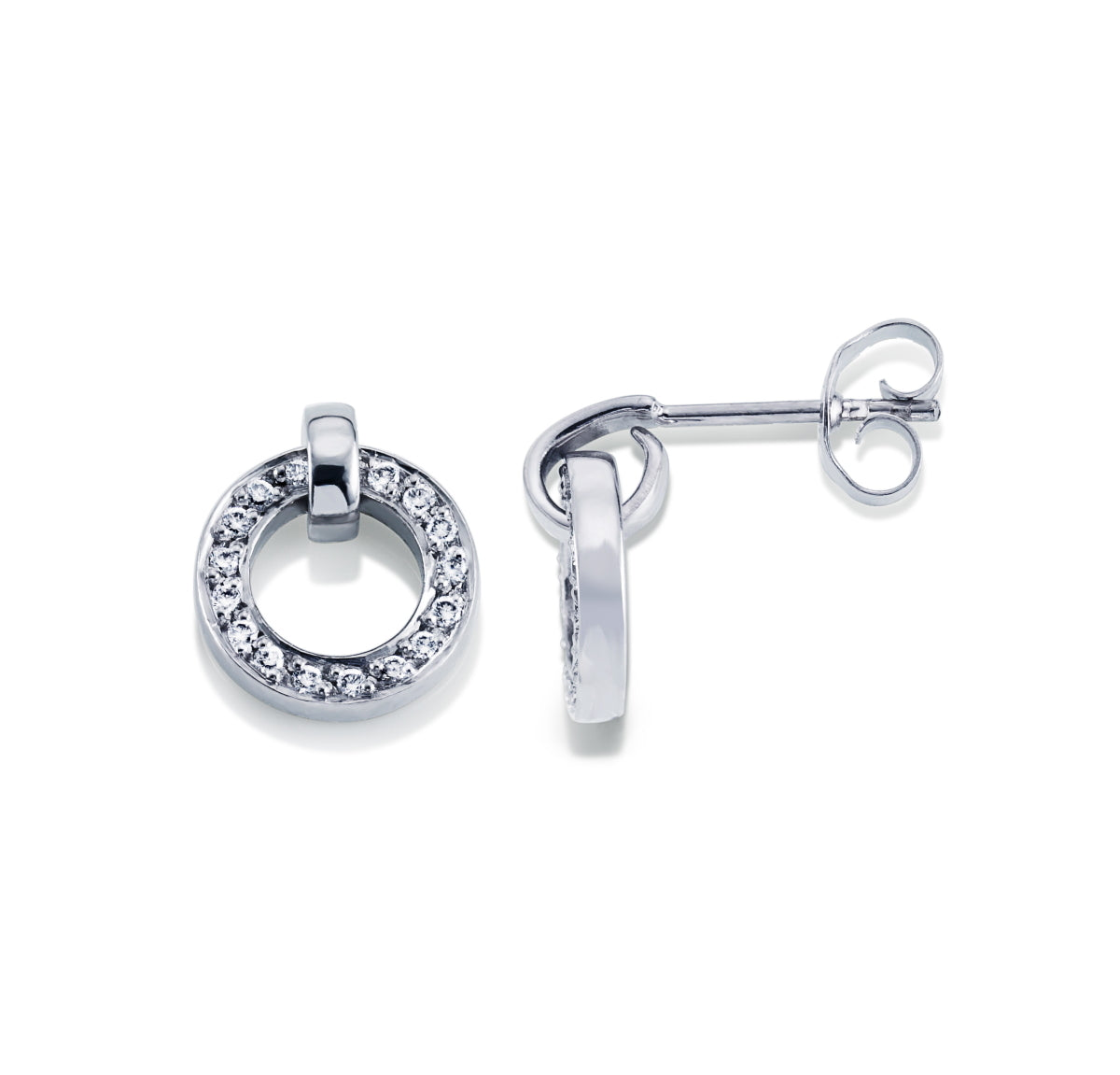 Efva Attling Ring Around & Stars Earrings White Gold