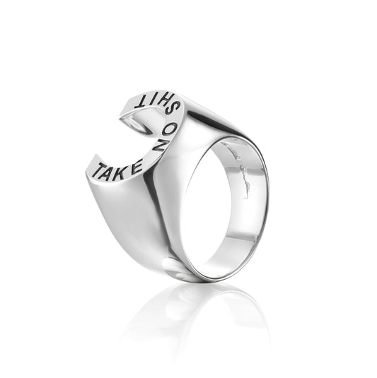 Efva Attling Take No Shit Ring