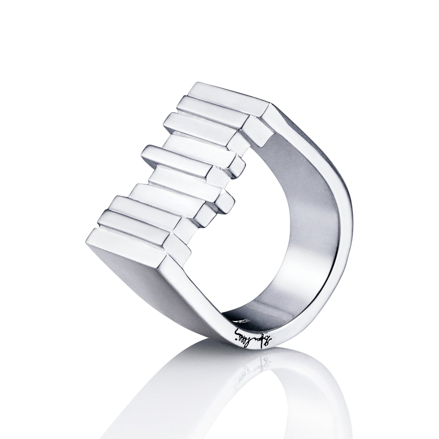 Efva Attling Stairway To Heaven Signet Ring