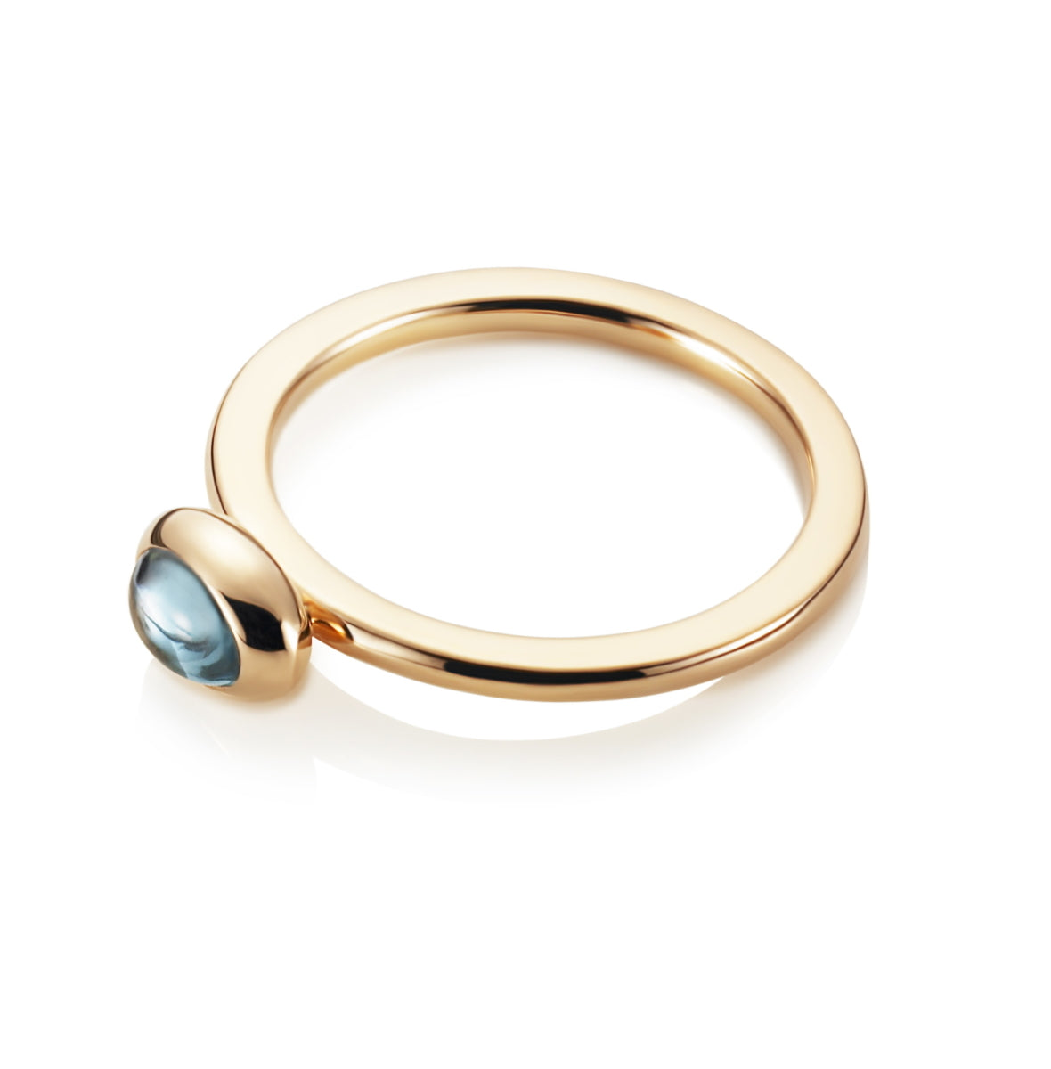 Efva Attling Love Bead Ring Topaz Gold