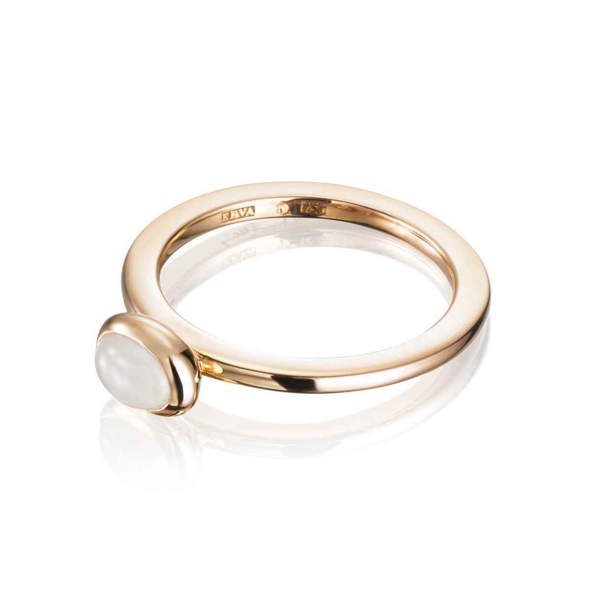Efva Attling Love Bead Ring Moonstone Gold