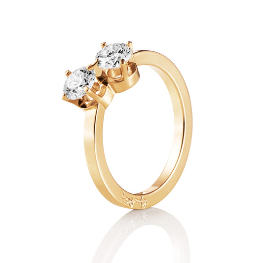 Efva Attling Twin Star Ring