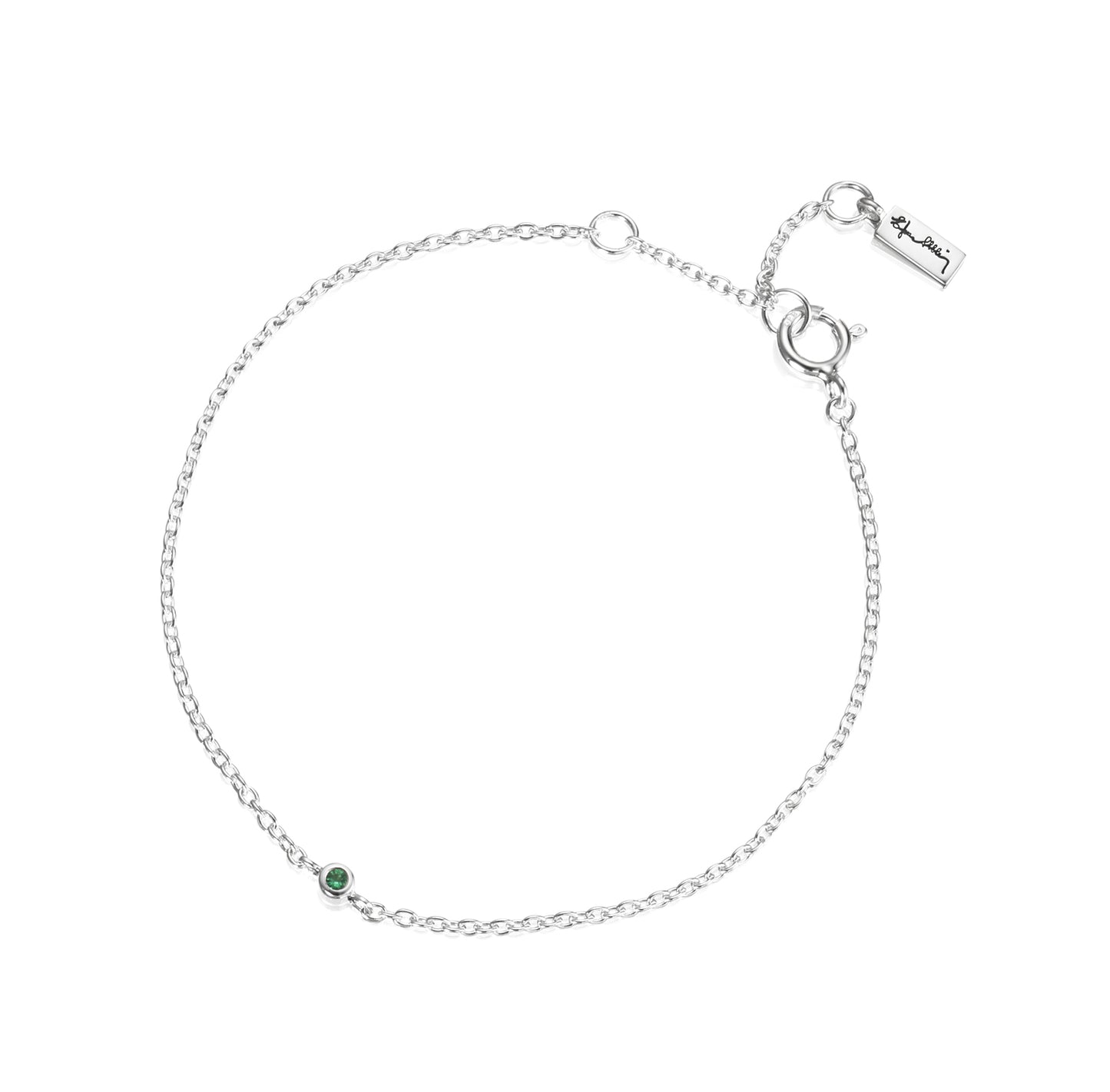 Efva Attling Micro Blink Bracelet Emerald